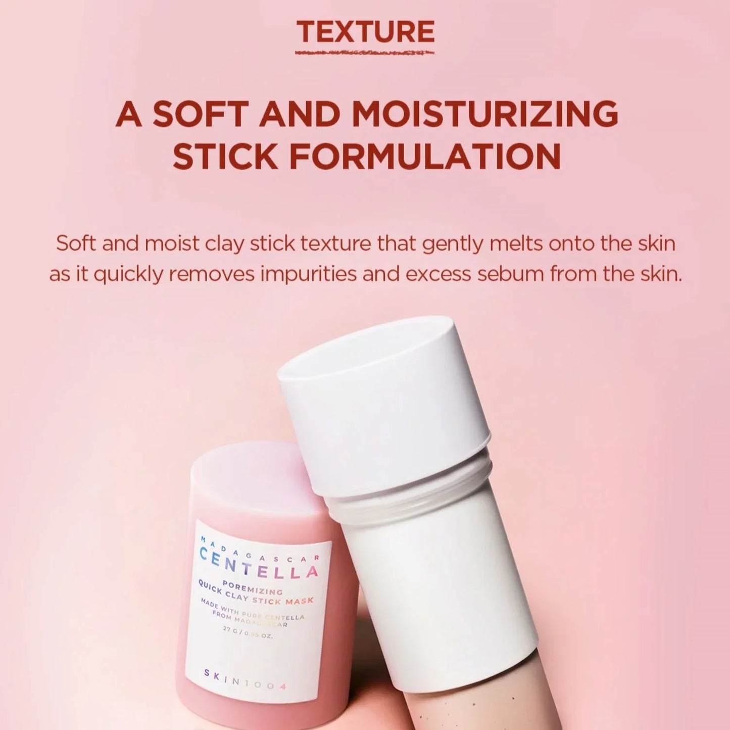 SKIN1004- Madagascar Centella Poremizing Quick Clay Stick Mask
