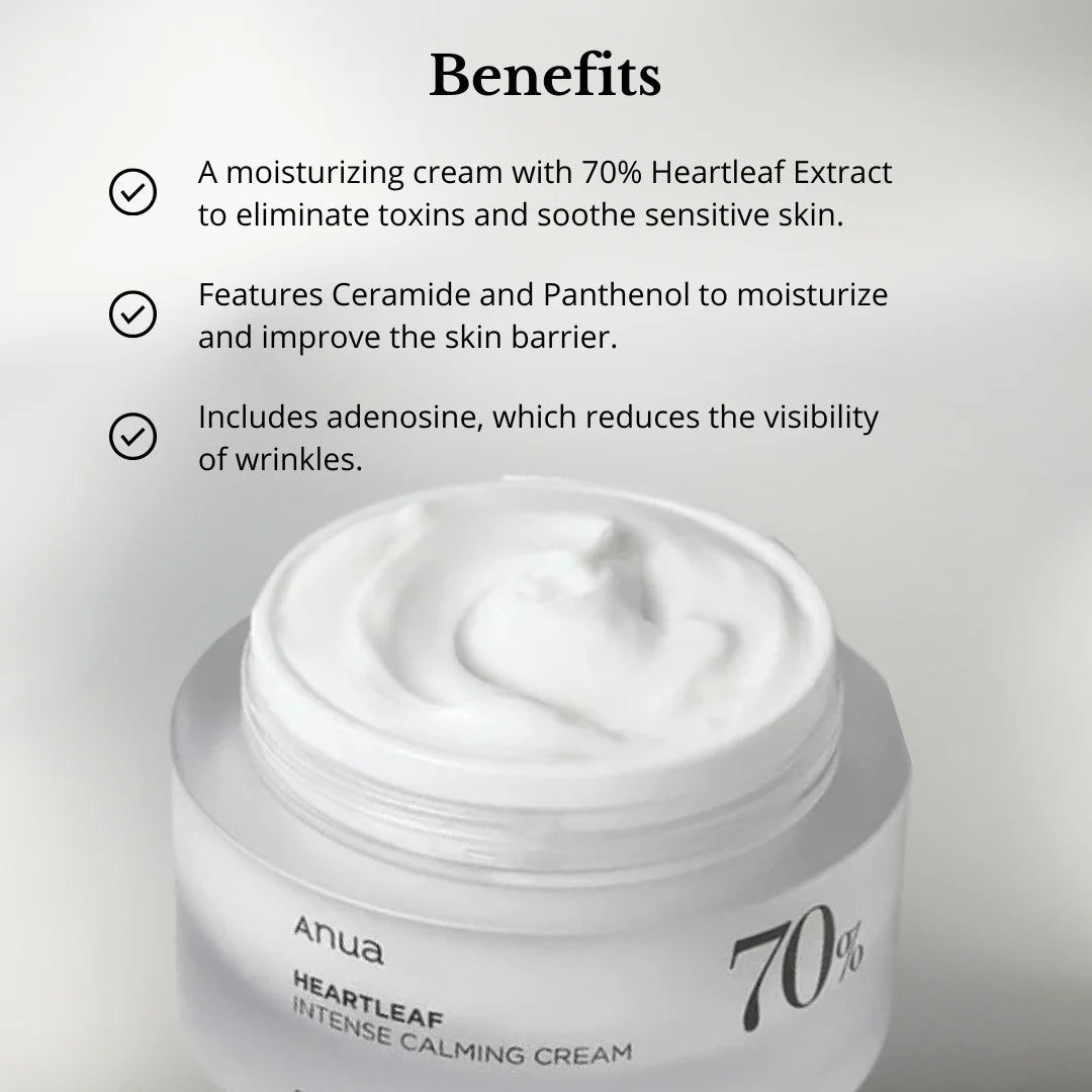 Anua - Heartleaf 70% Intense Calming Cream