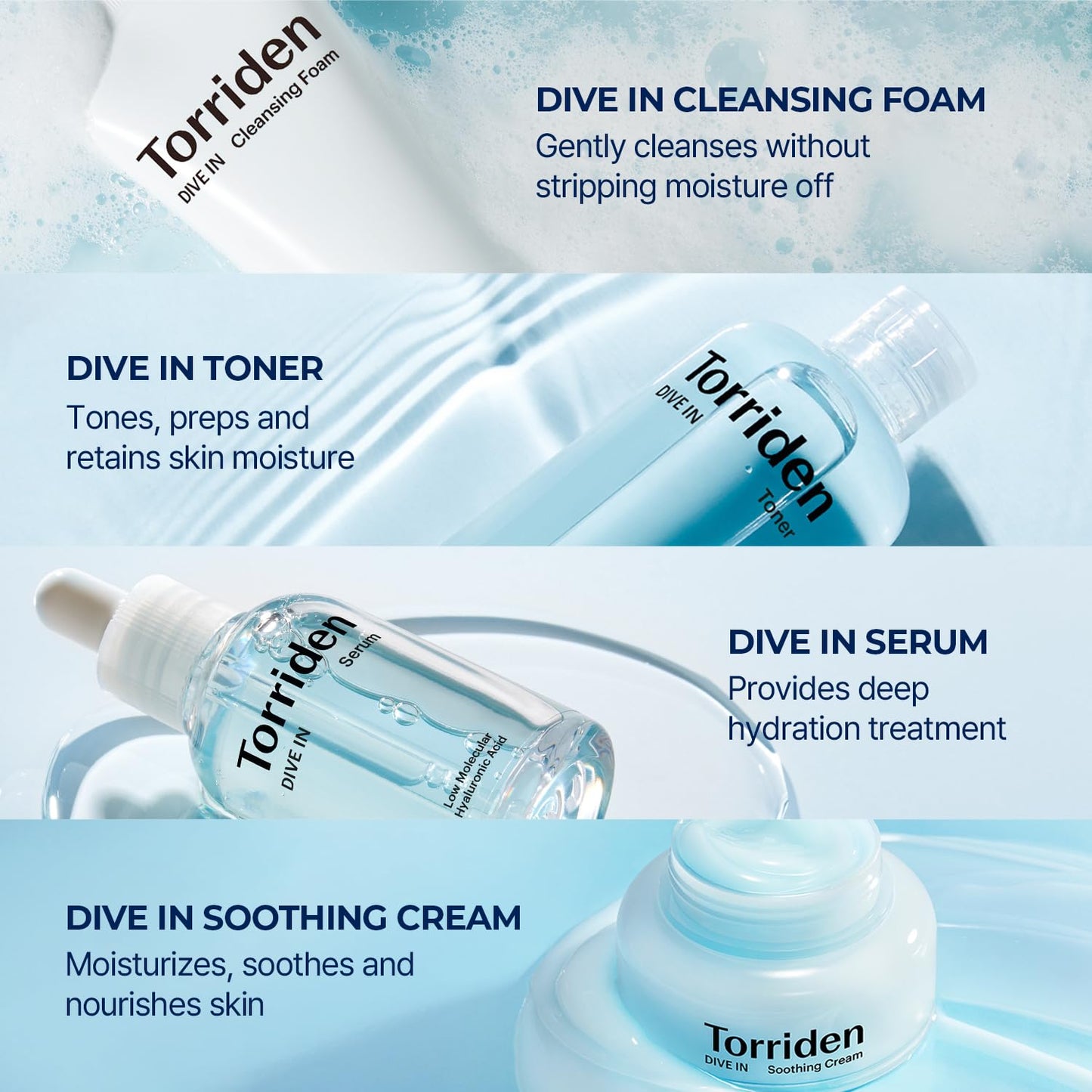 Torriden – DIVE-IN Trial Kit (4 stk)