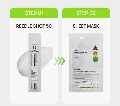 VT Mild Reedle Shot 50 2-Step Mask