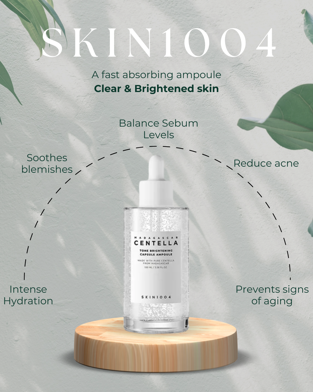 Skin1004 - Madagascar Centella Tone Brightening Capsule Ampoule 100ml
