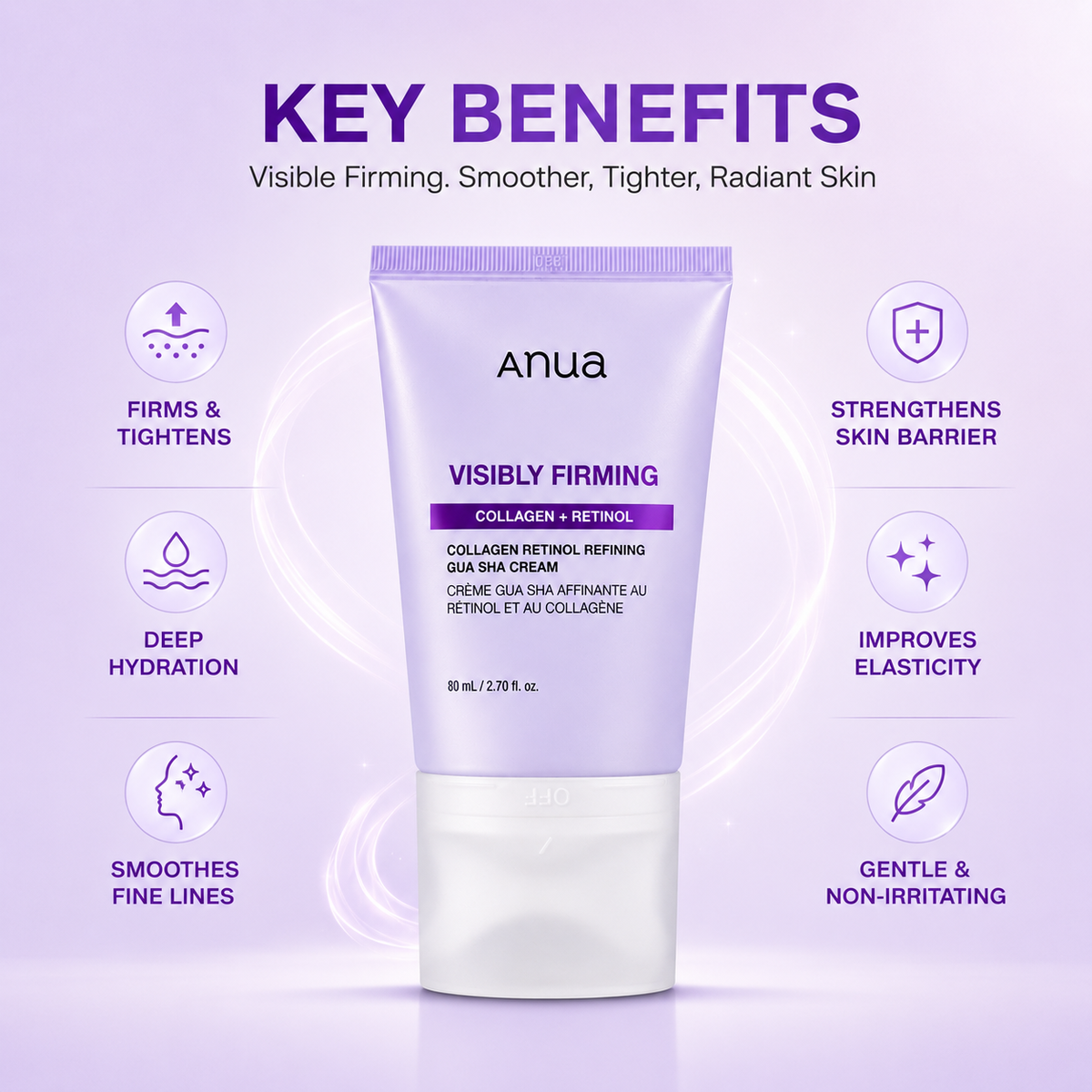 Anua Collagen Retinol Refining Gua Sha Cream