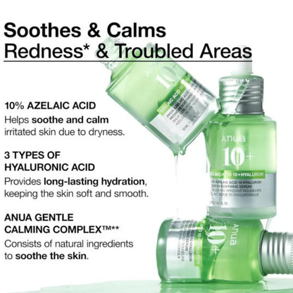 Anua - Azelaic Acid 10 Hyaluron Redness Soothing Serum