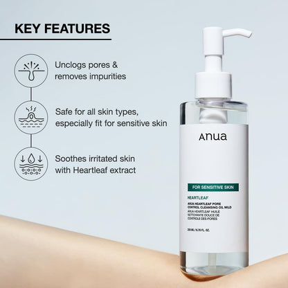 Anua - Heartleaf Pore Cleansing Oil MILD