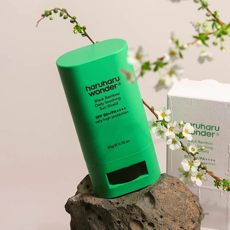 Haruharu Wonder - Black Bamboo daily soothing sun shield SPF50+ PA++++